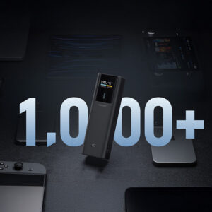 Powerbank Cuktech CKPB100PGLBL 150W 10000mAh USB-C USB-A - juodos spalvos - Image 8