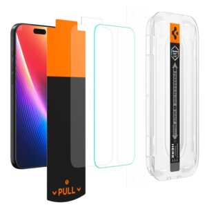 Spigen Glas.TR EZ Fit Pro apsauginis stiklas skirtas Apple iPhone 16 Pro Max / 17 Pro Max - Transparent - Image 6