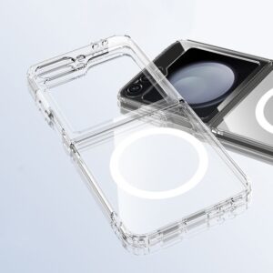 Tech-Protect FlexAir Hybrid MagSafe dėklas skirtas Samsung Galaxy Z Flip 6 / 7 FE - skaidrus - Image 2