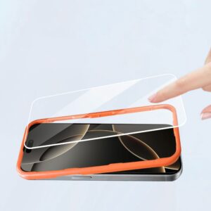 Tech-Protect Easy Set+ 3-pack apsauginis stiklas skirtas Apple iPhone 16 Pro Max / 17 Pro Max - transparent - Image 4