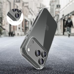Tech-Protect FlexAir Hybrid dėklas skirtas Apple iPhone 17 Pro - skaidrus - Image 3