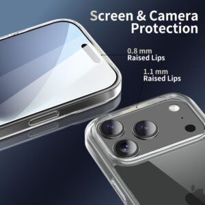 Tech-Protect FlexAir Hybrid dėklas skirtas Apple iPhone 17 Pro Max - skaidrus - Image 4