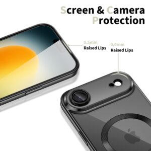 Tech-Protect MagFlex MagSafe dėklas skirtas Apple iPhone 17 Air - skaidrus juodos spalvos - Image 3