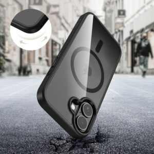 Tech-Protect MagMat MagSafe dėklas skirtas Apple iPhone 17 - skaidrus juodos spalvos - Image 4