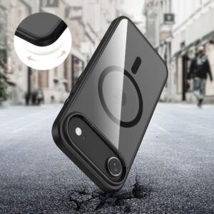 Tech-Protect MagFlex MagSafe dėklas skirtas Apple iPhone 17 Air - skaidrus juodos spalvos - Image 4