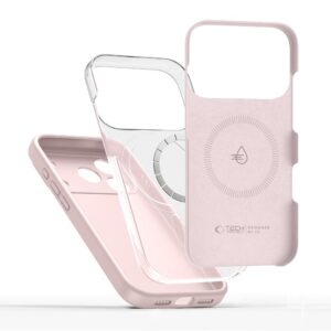 Tech-Protect Silicone MagSafe dėklas skirtas Apple iPhone 17 Pro Max - rožinės spalvos - Image 2