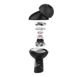 Spigen SA2402 ANC Pro belaidės ausinės - baltos spalvos - Image 5