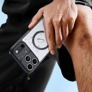 Dux Ducis AIMO Mag dėklas skirtas Apple iPhone 17 Pro suderinamas su MagSafe - juodos spalvos - Image 6