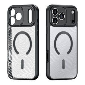 Dux Ducis AIMO Mag dėklas skirtas Apple iPhone 17 Pro Max suderinamas su MagSafe - juodos spalvos - Image 2