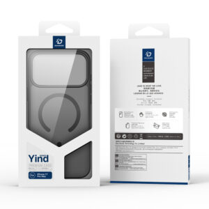 Dux Ducis Yind Apple iPhone 17 Pro Dėklas suderinamas su MagSafe - juodos spalvos - Image 9