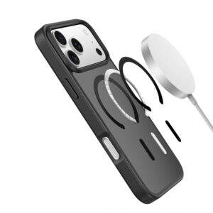 Dux Ducis Yind Apple iPhone 17 Pro Max Dėklas suderinamas su MagSafe - juodos spalvos - Image 6