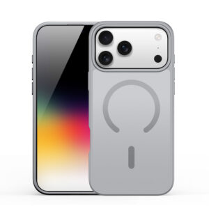 Dux Ducis Yind Apple iPhone 17 Pro Max Dėklas suderinamas su MagSafe - pilkos spalvos