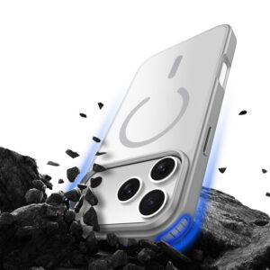 Dux Ducis Yind Apple iPhone 17 Pro Max Dėklas suderinamas su MagSafe - pilkos spalvos - Image 8