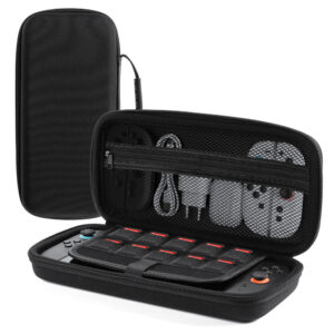 Dux Ducis Nintendo Switch 2 dėklas su Handle and Game Compartments - juodos spalvos