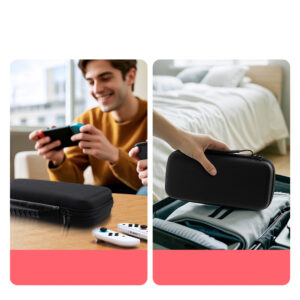 Dux Ducis Nintendo Switch 2 dėklas su Handle and Game Compartments - juodos spalvos - Image 9