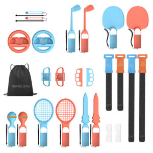 Dux Ducis 25-in-1 Nintendo Switch 2 Sports Gaming Accessory Set with Bag - Multicolor