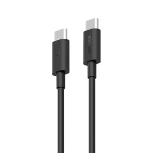 Cuktech CKCTC615NCBK USB-C 6A 240W kabelis 1.5m - juodos spalvos