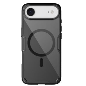 Nillkin Nature TPU Pro Magnetic dėklas suderinamas su MagSafe skirtas Apple iPhone 17 Air - Translucent juodos spalvos