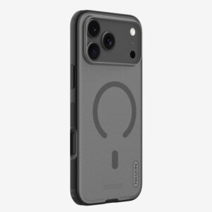 Nillkin Super Frosted Shield Pro Magnetic Dėklas suderinamas su MagSafe skirtas Apple iPhone 17 Pro Max - Translucent juodos spalvos - Image 5