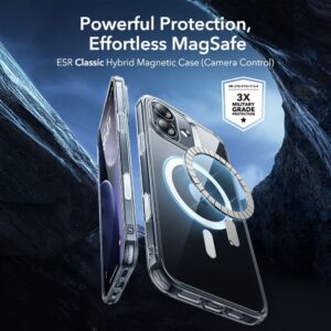 ESR Classic Hybrid MagSafe + Apsauginis stiklas Set skirtas Apple iPhone 17 - Clear - Image 2