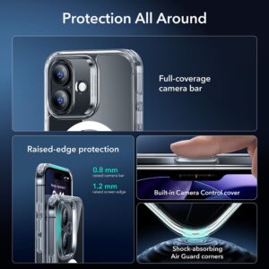 ESR Classic Hybrid MagSafe + Apsauginis stiklas Set skirtas Apple iPhone 17 - Clear - Image 3