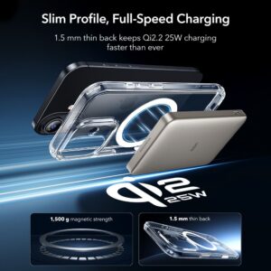 ESR Classic Hybrid MagSafe + Apsauginis stiklas Set skirtas Apple iPhone 17 - Clear - Image 6