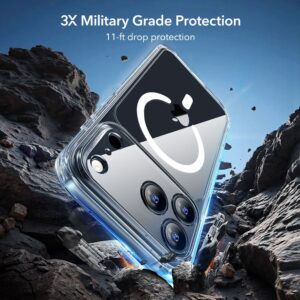 ESR Classic Hybrid MagSafe + Apsauginis stiklas Set skirtas Apple iPhone 17 Pro - Clear - Image 4