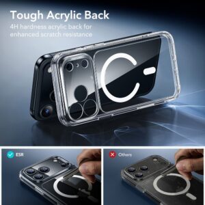 ESR Classic Hybrid MagSafe + Apsauginis stiklas Set skirtas Apple iPhone 17 Pro - Clear - Image 7