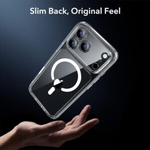 ESR Classic Hybrid MagSafe + Apsauginis stiklas Set skirtas Apple iPhone 17 Pro - Clear - Image 8