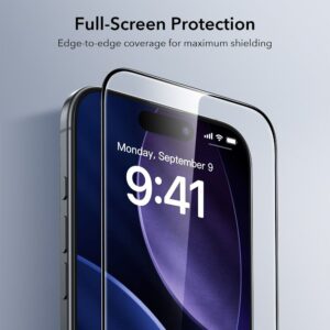 ESR UltraFit Apsauginis stiklas 2-pack skirtas Apple iPhone 17 Air - transparent - Image 5