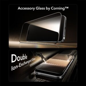 ESR UltraFit Armorite Pro Apsauginis stiklas skirtas Apple iPhone 16 Pro / 17 - Transparent - Image 3