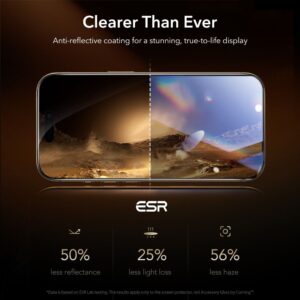 ESR UltraFit Armorite Pro Apsauginis stiklas skirtas Apple iPhone 17 Pro Max - Clear - Image 6