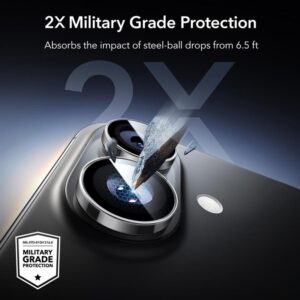 ESR Armorite kameros apsauga skirta Apple iPhone 16 / 16 Plus / 17 - Transparent - Image 5