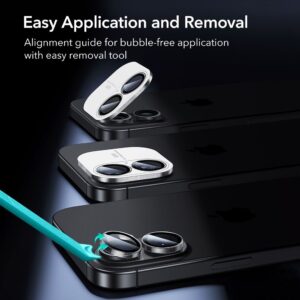 ESR Armorite kameros apsauga skirta Apple iPhone 16 / 16 Plus / 17 - Transparent - Image 8