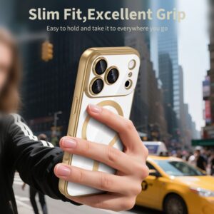 Tech-Protect MagFlex MagSafe dėklas skirtas Apple iPhone 17 Pro - skaidrus aukso spalvos - Image 4