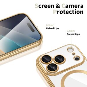 Tech-Protect MagFlex MagSafe dėklas skirtas Apple iPhone 17 Pro Max - skaidrus aukso spalvos - Image 3