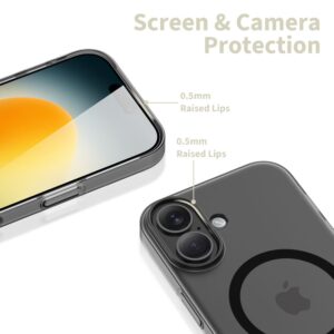 Tech-Protect MagSlim MagSafe dėklas skirtas Apple iPhone 17 - matinis juodos spalvos - Image 3