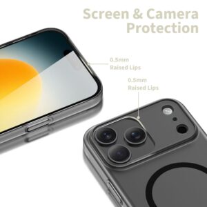 Tech-Protect MagSlim MagSafe dėklas skirtas Apple iPhone 17 Pro - matinės juodos spalvos - Image 3