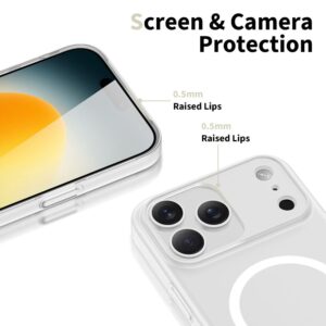 Tech-Protect MagSlim MagSafe dėklas skirtas Apple iPhone 17 Pro - matinės baltos spalvos - Image 3