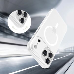 Tech-Protect MagSlim MagSafe dėklas skirtas Apple iPhone 17 Pro - matinės baltos spalvos - Image 5