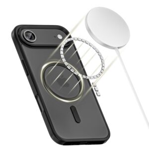 Tech-Protect MagMat MagSafe dėklas skirtas Apple iPhone 17 Air - matinės juodos spalvos - Image 2