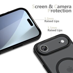 Tech-Protect MagMat MagSafe dėklas skirtas Apple iPhone 17 Air - matinės juodos spalvos - Image 3