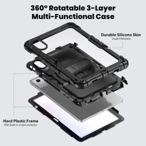 Tech-Protect Solid dėklas skirtas Lenovo Idea Tab 11.0 TB-336 - juodos spalvos - Image 4