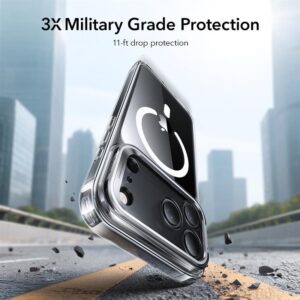 ESR Classic Hybrid Kickstand MagSafe dėklas skirtas Apple iPhone 17 Pro - skaidrus - Image 6