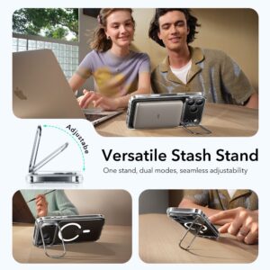 ESR Classic Hybrid Kickstand MagSafe dėklas skirtas Apple iPhone 17 Pro - skaidrus - Image 7
