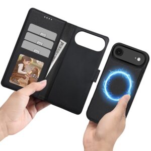 Tech-Protect Wallet MagSafe dėklas skirtas Apple iPhone 17 Air - matinės juodos spalvos - Image 3