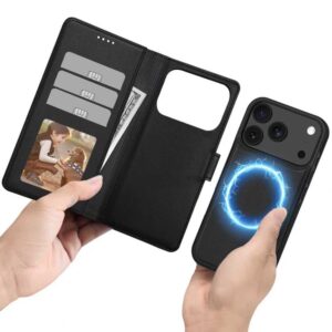 Tech-Protect Wallet MagSafe dėklas skirtas Apple iPhone 17 Pro Max - matinės juodos spalvos - Image 3