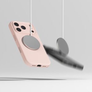 Ringke Silicone Magnetic MagSafe dėklas skirtas Apple iPhone 17 Pro Max - rožinės spalvos - Image 8