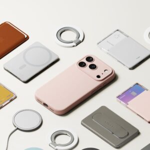 Ringke Silicone Magnetic MagSafe dėklas skirtas Apple iPhone 17 Pro Max - rožinės spalvos - Image 9