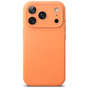 Ringke Silicone Magnetic MagSafe dėklas skirtas Apple iPhone 17 Pro Max - oranžinės spalvos - Image 4